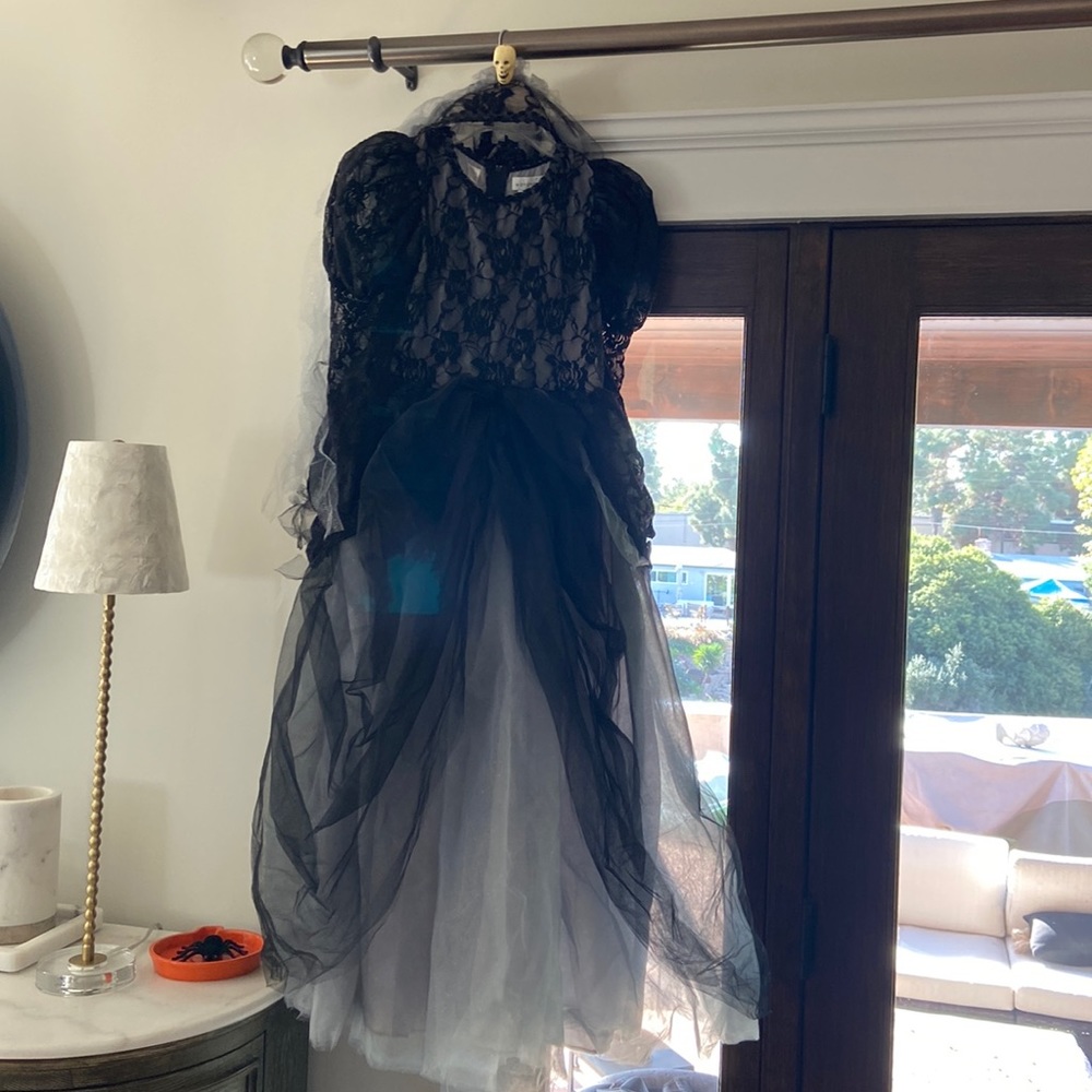 Girls Dark Bride Costume